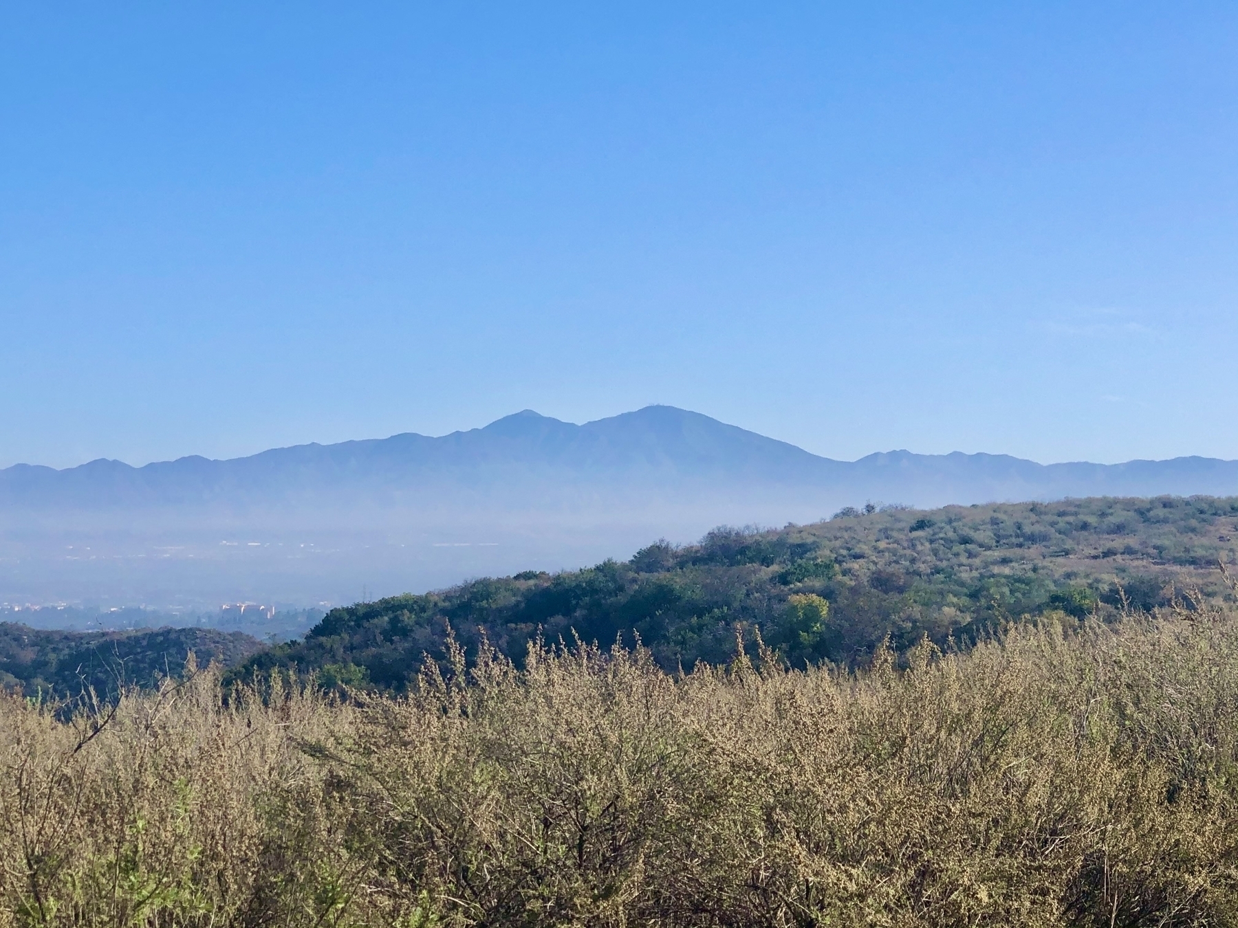 Across the valley