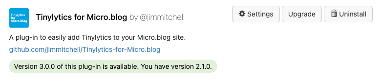 Tinylytics 3 update